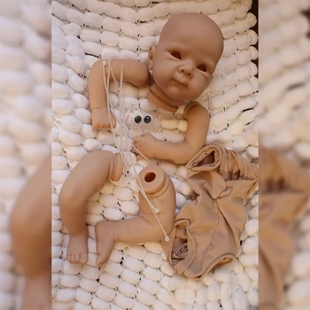 19 Инча Неокрашенный САМ Куклен Комплект Reborn Бебе от Мек Винил САМ Кукла Части с COA