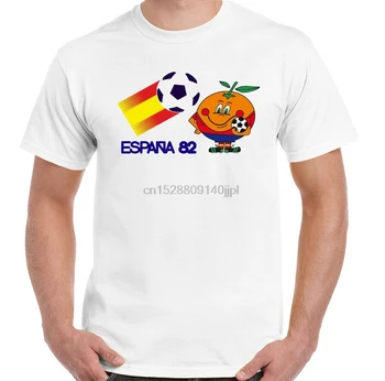 Espana 82 Мъжки Ретро Тениска World Football Испания Испански Топ Комплект Джърси