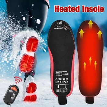 USB Отопляеми Стелки За Обувки, Топло За Чорапи, Моющийся Електрически Загряващ Подложка За Краката, Открит Ски, Къмпинг, Отопление Топлинни Стелки За Крака