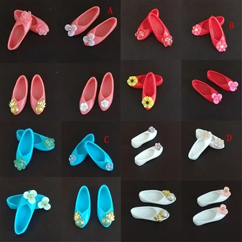 1 чифт Стари Обувки На Равна подметка, Красиви Цветни Обувки На Платформа В Смесен Стил, Аксесоари За Кукли, Детски Подаръци