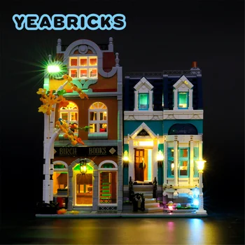 Комплект led лампи YEABRICKS за набиране на строителни блокове книжарница 10270 (НЕ включва модел) Играчки за Деца