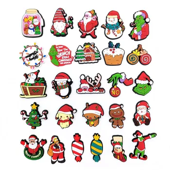 Нови Забавни Коледни Висулки за Обувки, Сабо, Сладки Окачване на Дядо Коледа, jibz, Коледни Подаръци, Унисекс, Вечерни Подаръци