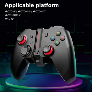 2.4 G Безжичен Геймпад Джойстик Контролер Двойна Вибрация с Шест Оси Игрови Аксесоари с USB-Кабел за Трансфер на данни за Xbox One P3
