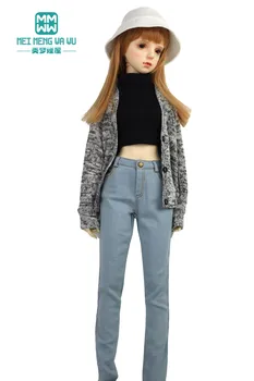 BJD стоп-моушън дрехи Модни тесни джинси, вълнена жилетка, за 58-60 см 1/3 Момичета SD Кукли, играчки Топка Шарнирная кукла за подарък