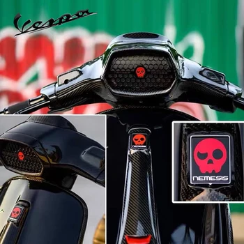 На мотоциклет на Предно Главоболие Обтекател Икона Квадратна Табела Стикер за Piaggio Vespa GTS 250 300 Sprint Primavera 150 LX150