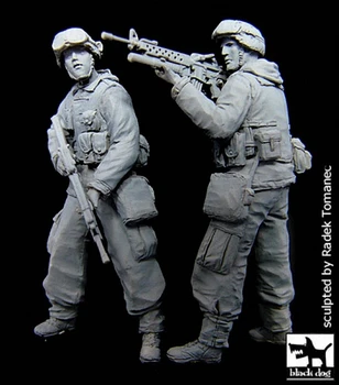 1/35 модел комплект комплект смола екип от войници на САЩ 2