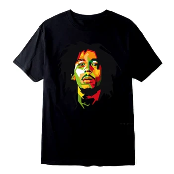 Памучни Тениски Bob Marley, Модни Маркови Летни Ежедневни Ризи в стил Харадзюку, Градинска Облекла, Памучни Тениски, Тениска в стил хип-Хоп, Топ, Директна Доставка