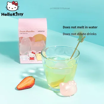 12шт Sanrio Hello Kitty Кубче Лед Мухъл PE Cinnamoroll Тава За Лед Мухъл Многократно Инжектиране на Вода Ледени Пелети За Летен Вино Сок