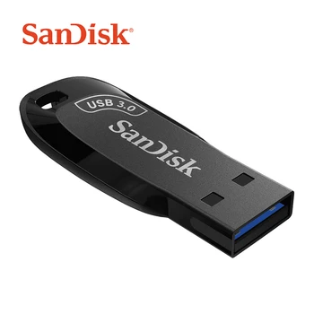 100% Оригинален SanDisk USB 3.0 USB Флаш памет CZ410 32 GB 64 GB 128 GB, 256 GB Флаш Памет Memory Stick Черно U Диск Мини-Стик