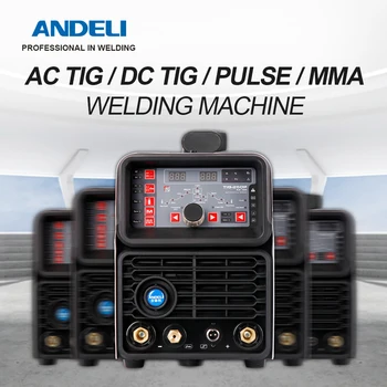 ANDELI TIG-250P Tig Заваряване Tig Дигитален Инвертор AC/DC Pulse Заваряване TIG с ММА Алуминиев Заваряване TIG заваръчни машини