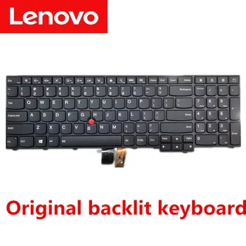 Се прилагат за Lenovo ThinkPad L540 L560 L570 W540 W541 W550S T540 T540P T550 T560 p50S Оригиналната клавиатура за лаптоп с подсветка