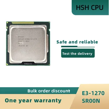 Процесор Intel Xeon E3-1270 E3 1270 3,4 Ghz Четириядрен процесор 8M 80W LGA 1155