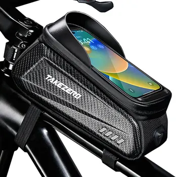 NEWBOLER Велосипедна Чанта 2Л Рамка на Предната Тръба Велосипедна Чанта Велосипеден Водоустойчив Калъф За Телефон на Притежателя 7,2 Инча(А) А) Сензорен Екран Чанта за Аксесоари