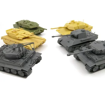 1/72 Събрана модел на Танк на Немския тип Тигър За поддръжка Panther M1A2 Merkawa Леопард 2A5 Резервоар 6 Модели