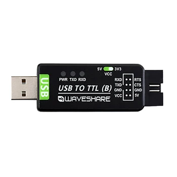 Waveshare Индустриален клас USB В TTL Converter CH343G Сериен Порт Модул за Преобразуване на Подкрепа 5 В/3.3 В Схема за преобразуване на ниво