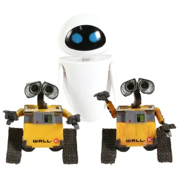 Wall-E Робот Wall E & EVE PVC Фигурка Колекция Модел Играчка Кукла