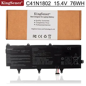 KingSener C41N1802 Батерия за лаптоп ASUS ROG Zephyrus 3s S Plus GX701 GX701GW GX701GX GX701G GX701GWR GX735GW GX735GX 76WH