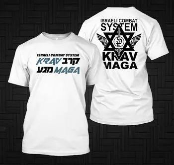 Израелската Бойна система Крав Мага Мъжка Тениска по поръчка, Кратки Ежедневни Ризи от 100% Памук Размер S-3XL