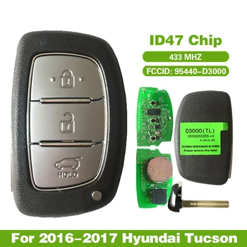 CN020067 Умно Дистанционно Ключ За Hyundai Tucson 2016-2017 Дистанционно управление 433 Mhz ID47 Чип Номер 95440-D3000
