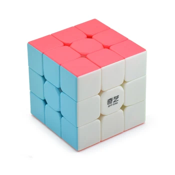 QiYi Warrior W 3x3x3 Магически Куб Без Етикети Скорост Пъзел 3x3 Cubo Magico Възрастни, Детски Уроци Забавни Играчки За Антистрес