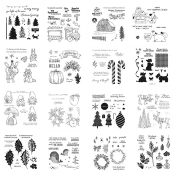 2022 Нов Мини Каталог на Прозрачни Матрици и Щанци за Рязане на Метал, Изработка на Коледни и Хэллоуинских Поздравителни Картички за Scrapbooking
