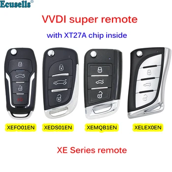 Xhorse XEDS01EN/XEFO01EN/XEMQB1EN/XELEX0EN Супер дистанционно управление VVDI серия XE с чип XT27A за VVDI2/VVDI Key Tool Max mini Key tool
