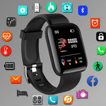 Цифрови Умни Спортни Часовници Мъжки Часовници Led Електронни Дамски Ръчни Часовници С Bluetooth За Мъже Фитнес Съобщение Сърдечната Честота Тялото На Съня На Детето