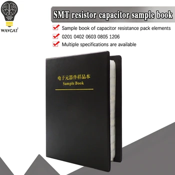 SMD Резистор 0201 0402 0603 085 1206 1% Много разновидности на резистор, кондензатор пакет инженер професионален компонент образецът на книгата на