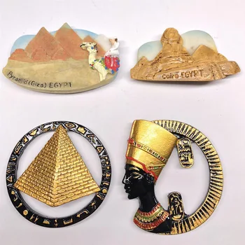 Египетска Пирамида Сфинкс Знак 3D Магнити За Хладилник Египет Туристически Сувенири, Магнитни Стикери За Хладилник Начало Декор Идеи за Подаръци