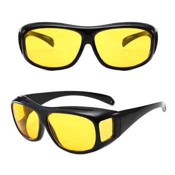 1БР Антирефлексно Нощно Виждане на Колата за Нощно Виждане на Слънчеви Очила за Нощно Шофиране Точки на Водача Очила UV-Защита на Очила