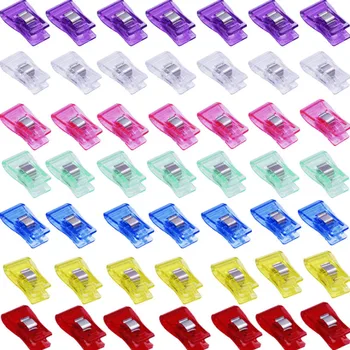 10шт Цветна Кърпа Занаят Пластмасова Скоба, За да Подшивания Дрехи за Дома Чорапи За Съхранение Скоба За Шиене Инструменти на Притежателя