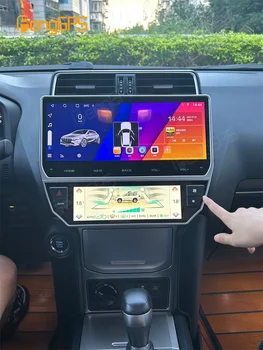 Android 11 Авто Радио DVD плейър За Toyota Land Cruiser Prado 150 2018-2022 Автомобилен Мултимедиен Видео Стерео GPS Навигационна Корона
