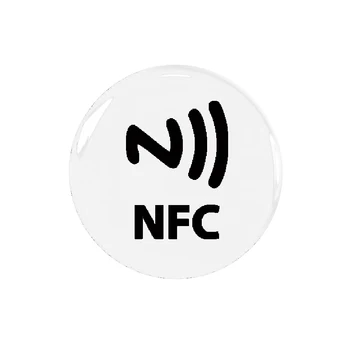NFC Епоксидни тагове 13,56 Mhz ISO14443A NFC Стикер Антиметаллическая NFC213 Всички налични NFC телефони RFID NFC етикети Етикети