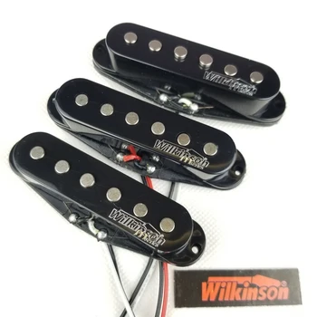 Звукосниматели за електрически китари Wilkinson Лик Vintage Voice Single Coil Звукосниматели за ST Китара Черен 1 комплект WOVS
