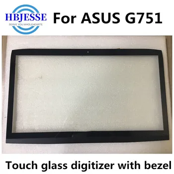 Оригиналната 17,3-инчов Сензорен стъклен Дигитайзер-панел С Подмяна на Рамка За Asus G751 G751JM