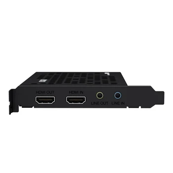 Ezcap 324 отразяване на живо на RAW 4 ДО 30 кадъра в секунда Запис на PCI-E X1 HDMI Карта видео заснемане за PS4 PS5 XBOX, PC Детска Видеокамера Камера Линеен Вход