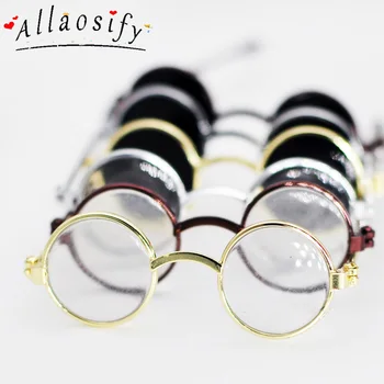 Allaosify Кукла Мини Кукла направи си Сам Ръчно изработени Аксесоари Бонбони Оцветени Очила BJD Очила Тъканни Очила
